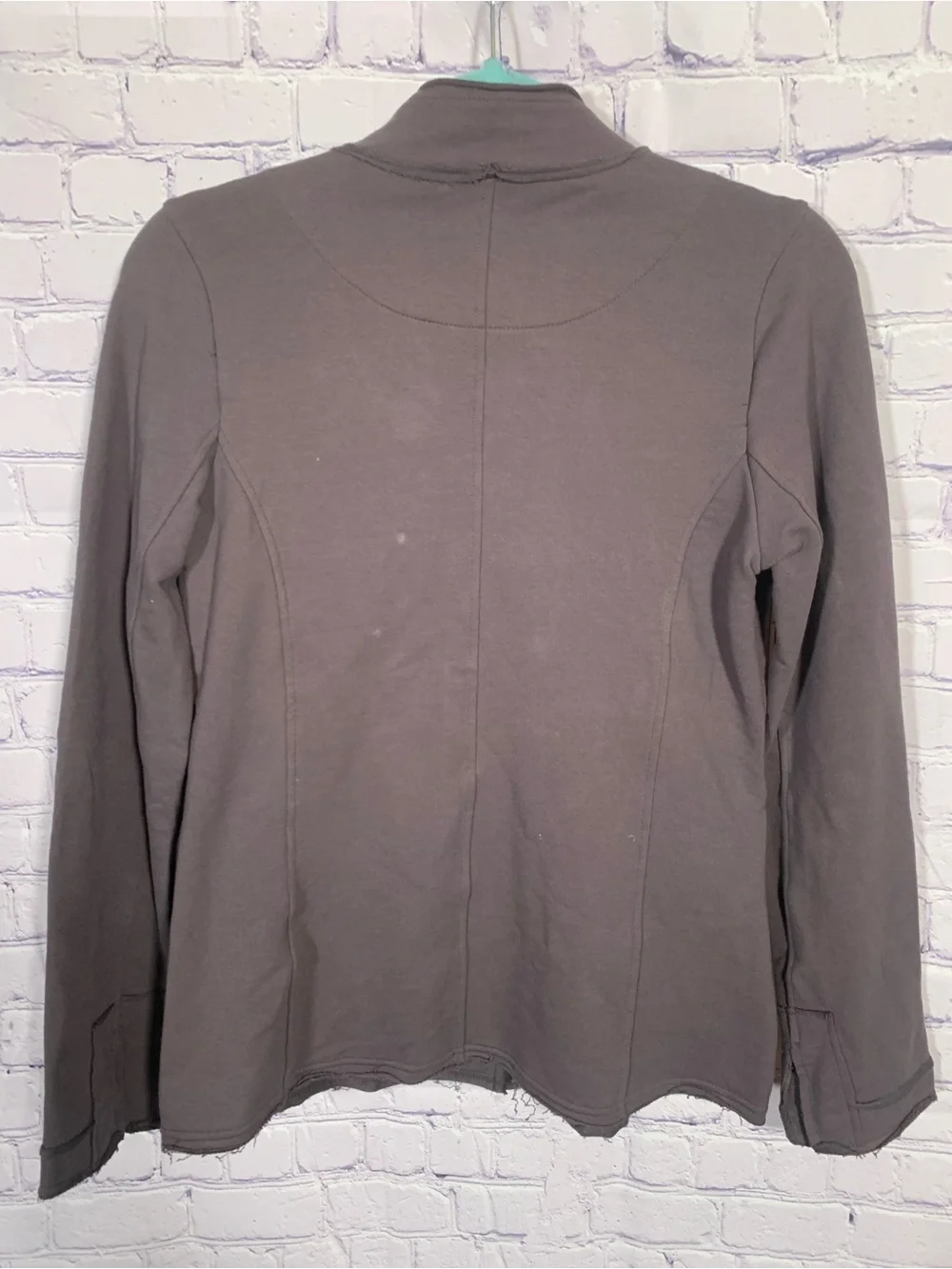 Neon Buddha Womens Military Artsy Button Front Jacket Blazer Brown Size S Casual
